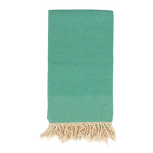 Load image into Gallery viewer, Honeycomb Weave Towel - Turquoise
