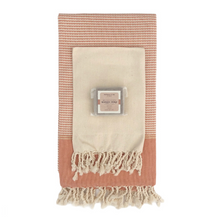 Load image into Gallery viewer, Gift Set 4: - Surprise Me!  Artisan Combination: 1 Fouta, 1 HandTowel, 1 Aleppo Soap
