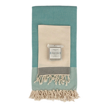 Load image into Gallery viewer, Gift Set 4: - Surprise Me!  Artisan Combination: 1 Fouta, 1 HandTowel, 1 Aleppo Soap
