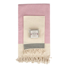 Load image into Gallery viewer, Gift Set 4: - Surprise Me!  Artisan Combination: 1 Fouta, 1 HandTowel, 1 Aleppo Soap
