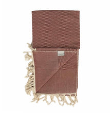 Load image into Gallery viewer, Tweed Weave Towel - Brick
